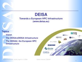 DEISA Towards a European HPC Infrastructure (deisa.eu)