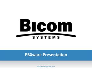 PBXware Presentation