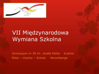 VII Międzynarodowa Wymiana Szkolna