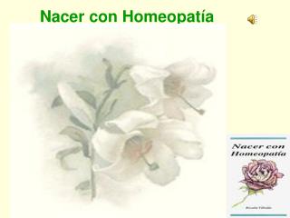 Nacer con Homeopatía