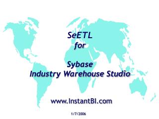 SeETL for Sybase Industry Warehouse Studio