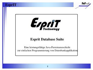 Esprit Database Suite