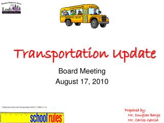 Transportation Update