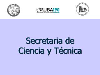 Secretaria de Ciencia y Técnica