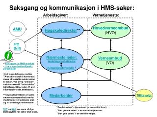 Saksgang og kommunikasjon i HMS-saker: