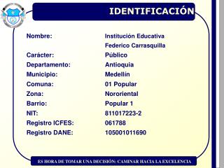 IDENTIFICACIÓN