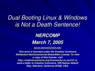 Dual Booting Linux &amp; Windows is Not a Death Sentence!