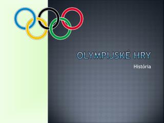 Olympijské hry