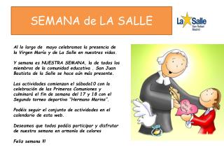 SEMANA de LA SALLE