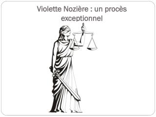 Violette Nozière : un procès exceptionnel
