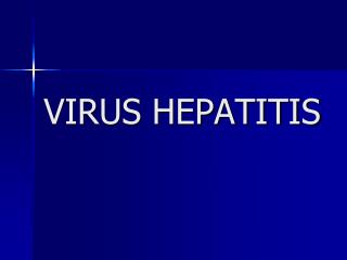 VIRUS HEPATITIS