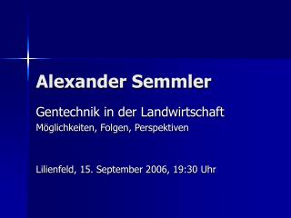 Alexander Semmler
