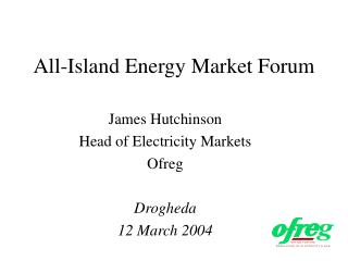 All-Island Energy Market Forum