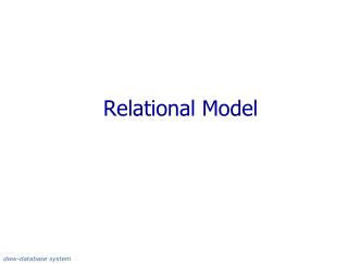 Relational Model