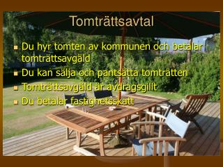 Tomträttsavtal