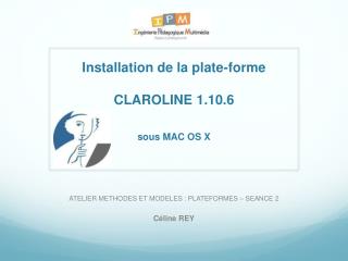 Installation de la plate-forme CLAROLINE 1.10.6 sous MAC OS X
