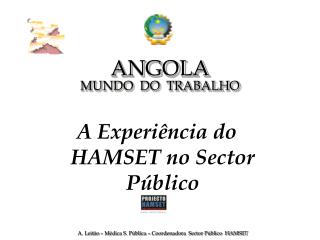 ANGOLA MUNDO DO TRABALHO