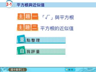 我們知道： 邊長為 1 公分的正方形，面積為 12 ＝ 1 平方公分； 	 邊長為 2 公分的正方形，面積為 22 ＝ 4 平方公分；