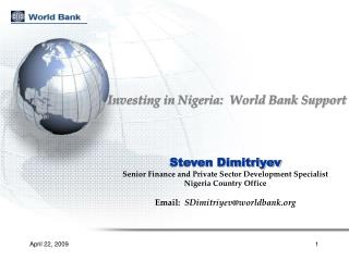 Investing in Nigeria: World Bank Support