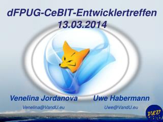 dFPUG-CeBIT-Entwicklertreffen 13.03.2014