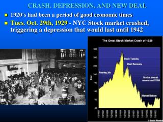 CRASH , DEPRESSION, AND NEW DEAL