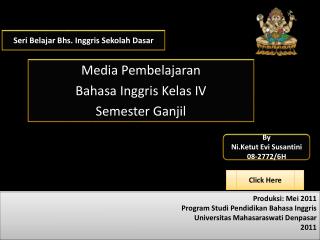 Seri Belajar Bhs. Inggris Sekolah Dasar