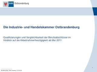 Die Industrie- und Handelskammer Ostbrandenburg