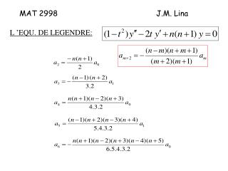 MAT 2998					J.M. Lina