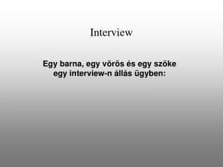 Interview