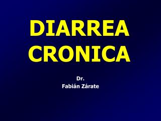 DIARREA CRONICA