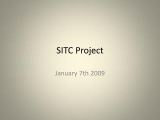 SITC Project