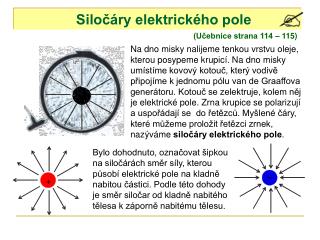 Siločáry elektrického pole