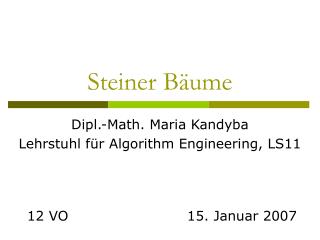 Steiner Bäume