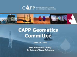 CAPP Geomatics Committee