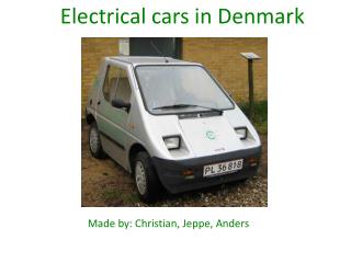 Electrical cars in Denmark