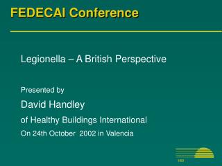 FEDECAI Conference