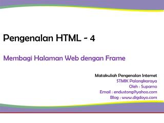 Pengenalan HTML - 4