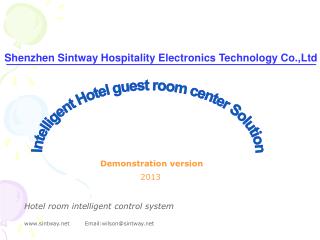 Shenzhen Sintway Hospitality Electronics Technology Co.,Ltd