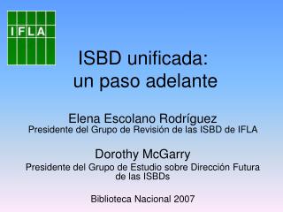 ISBD unificada: un paso adelante