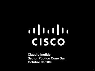 Claudio Ingilde Sector Público Cono Sur Octubre de 2009