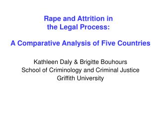 Rape and Attrition in the Legal Process: