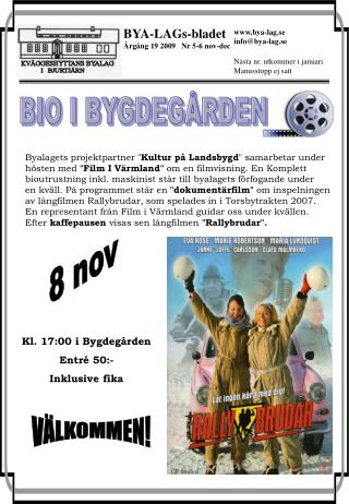 BYA-LAGs-bladet Årgång 19 2009 Nr 5-6 nov-dec