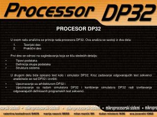 PROCESOR DP32