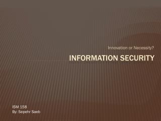 Information Security