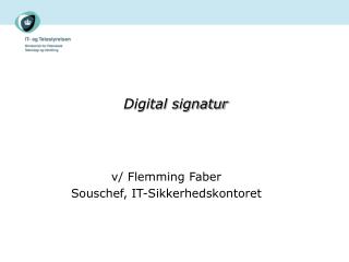 Digital signatur