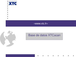 Base de datos XTC scan