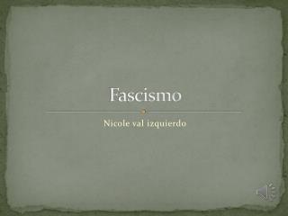 Fascismo