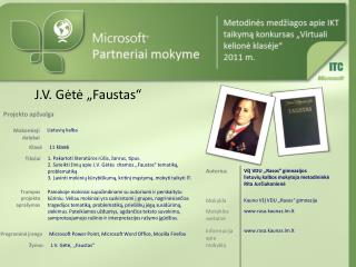 J.V. Gėtė „Faustas“