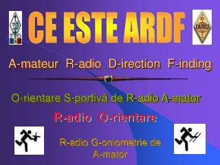 A-mateur R-adio D-irection F-inding
