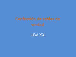 UBA XXI